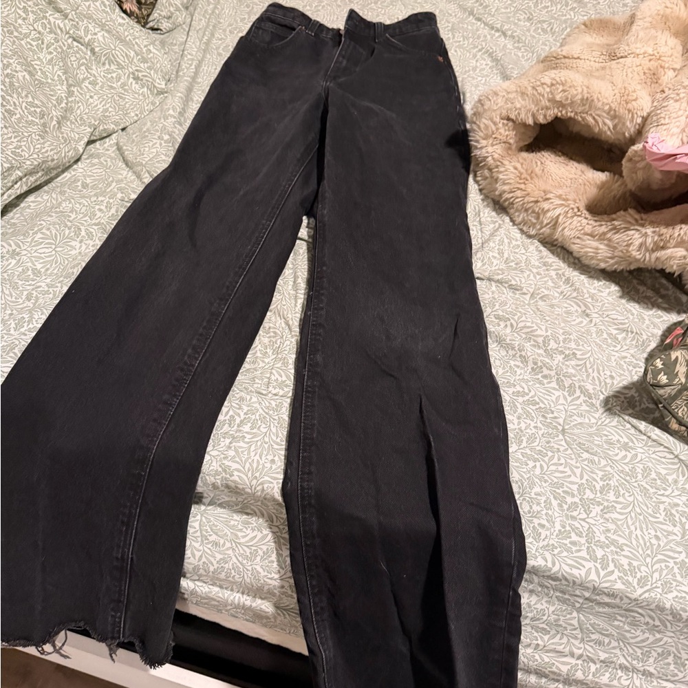Zara Black Flare Women's Jeans